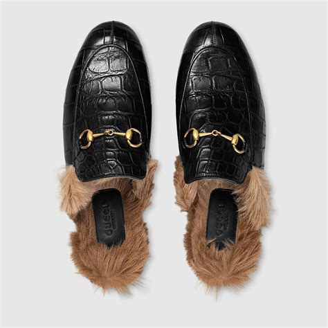 sapato gucci com pelo|Sapatos Gucci .